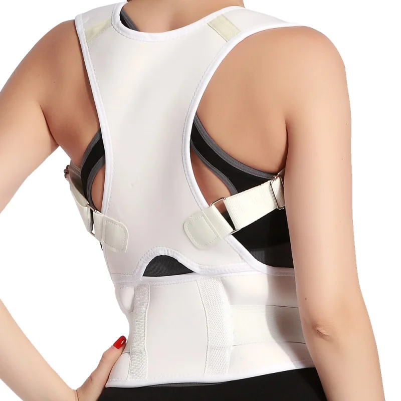 

Hot Men Women Adult Back Support Braces Adjustable Back Therapy Shoulder Magnetic Posture Corrector Shoulder Bandage