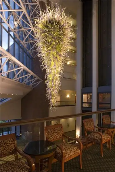 Очень большая многоярусная люстра светильник для свадебного банкетного зала |