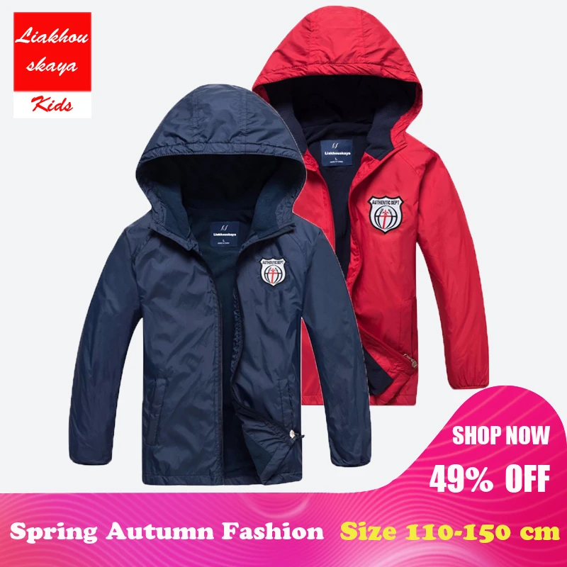 

Пальто Liakhouskaya для мальчиков и девочек, новинка 2018 года, весенне-осенние повседневные водонепроницаемые детские куртки из флиса, детская вет...
