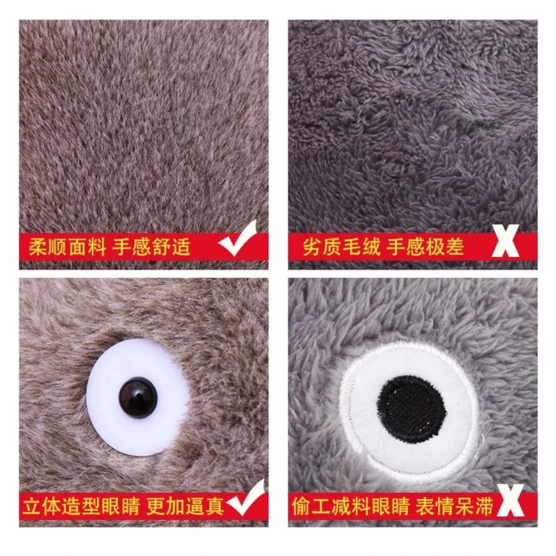 22 см Мультяшные милые плюшевые игрушки Тоторо держащие лист лотоса мягкие