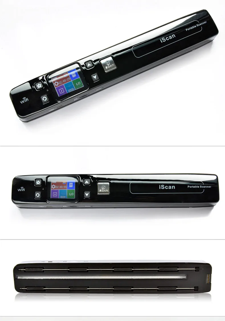 1050 DPI Dual Roller A4 Portable Document Handy Scanner Wifi | Scanners