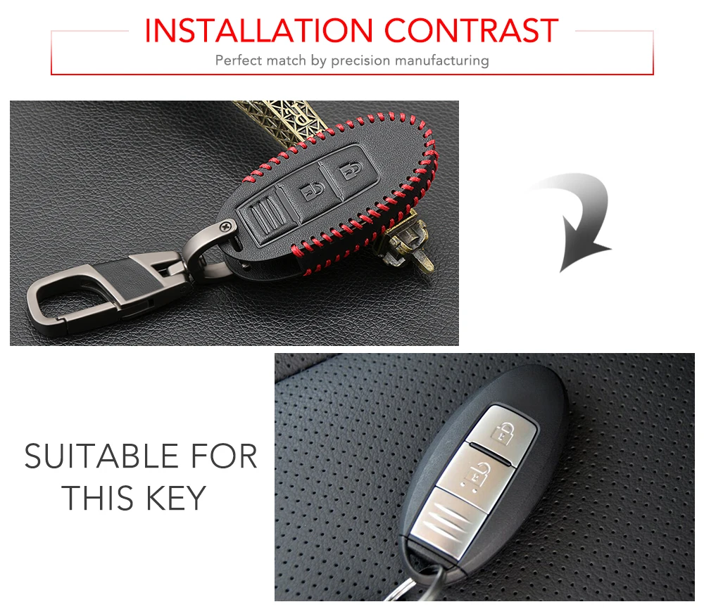 Модный чехол из натуральной кожи для автомобильных ключей Nissan Motorola Livida X Trail T31 T32