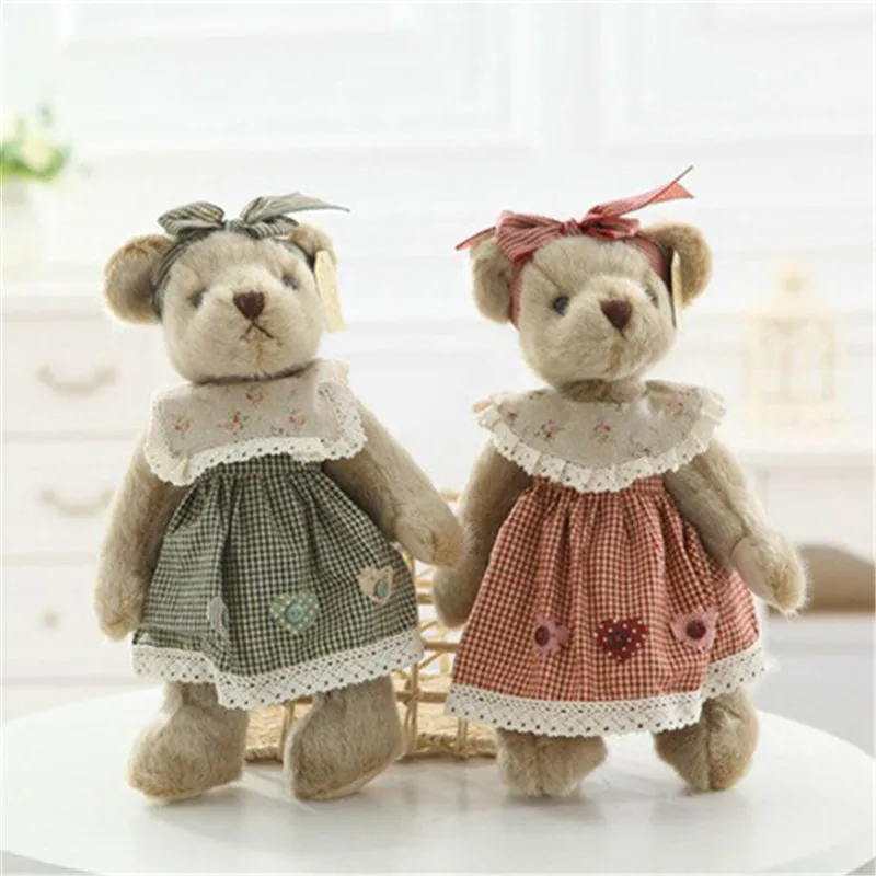 Классический плюшевый мишка плюшевые игрушки милый Мишка в одежде мягкие куклы