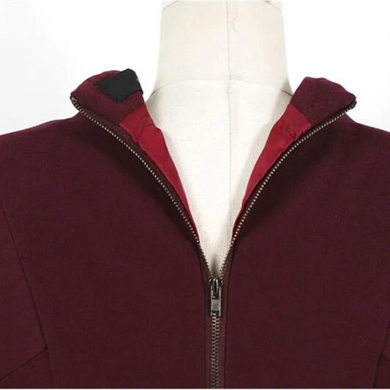 LXMSTH двубортное платье на осень и зиму корейское офисное с длинным рукавом