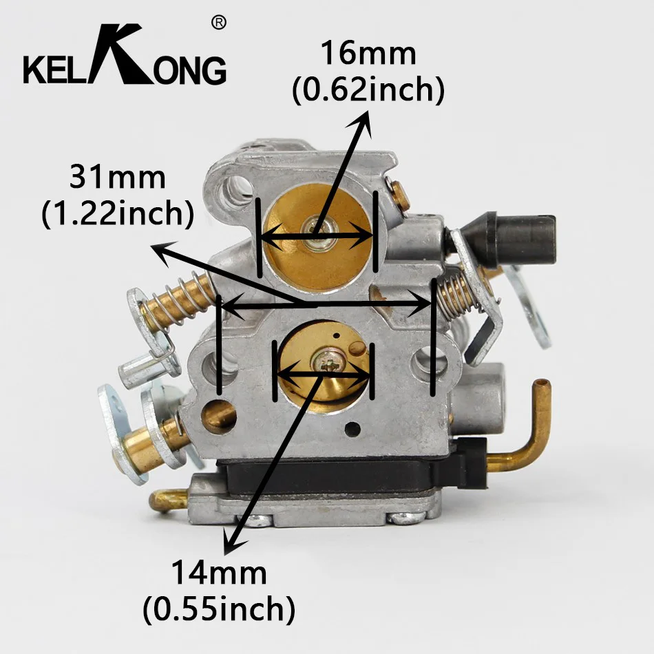 Карбюратор KELKONG для Husqvarna 235 240 235e 236 236e 240e Jonsared CS2238 CS2234 RedMax GZ380 574719402 545072601 57471940