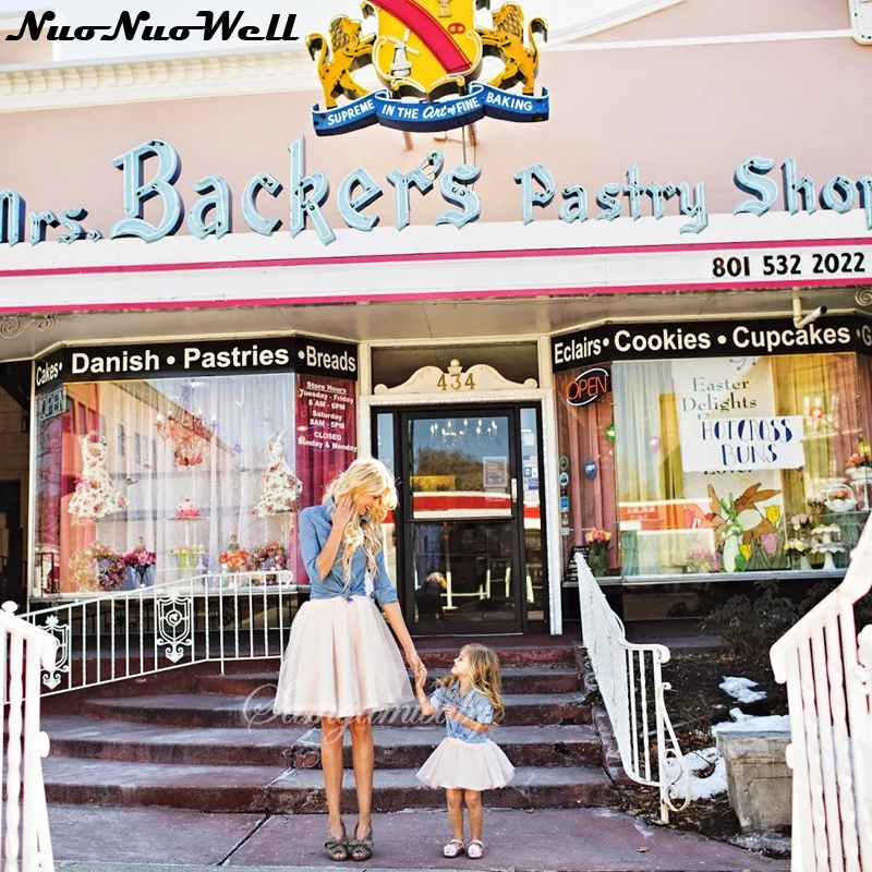 СЗ 2017 Весна и лето мама детские наборы мода родитель ребенок Джинсы для женщин