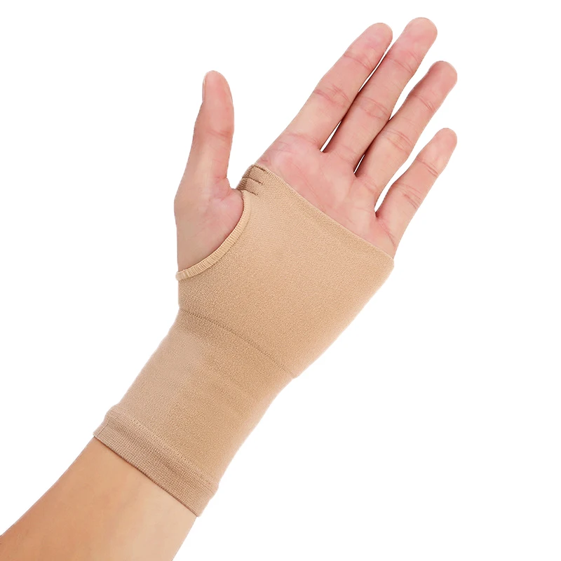 Carpal тоннель запястья Скоба компрессионные запястья поддержка рукав Здоровье Спорт Фитнес рука Защитный Браслет черный/кожа XXL