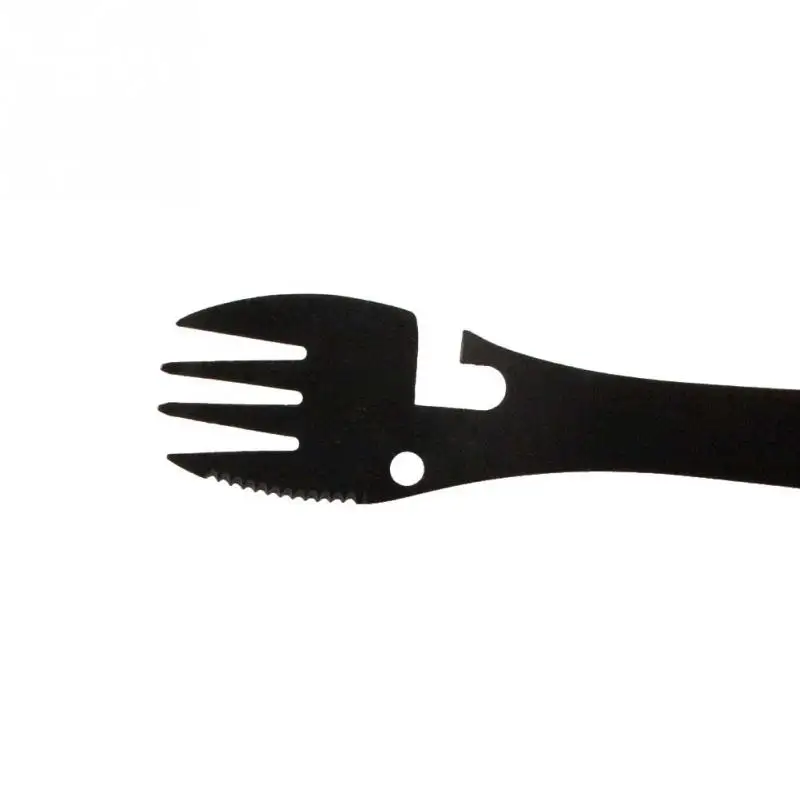 Креативный 3 в 1 ложка из нержавеющей стали, вилка, нож, фруктовый десерт, принадлежности для приготовления обеда, Spork Combo, столовые приборы для пикника на открытом воздухе, кухонный гаджет