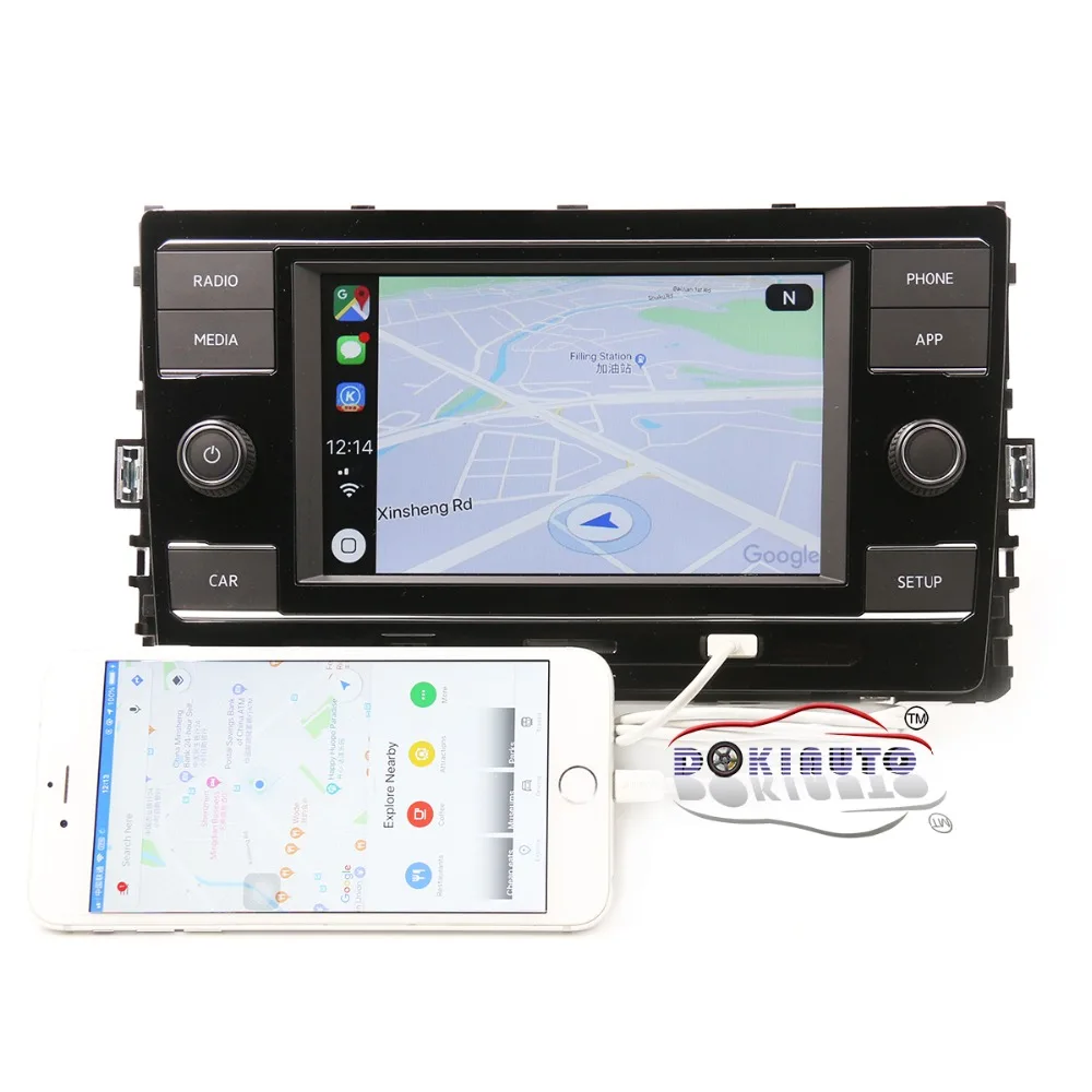 Carplay MIB2 радио 5GG035280D/E CarPlay Mirrorlink верхняя материнская плата для VW T-ROC GOlf 7 VII Sportvan Passat B8 1GB 5GG035280D/E
