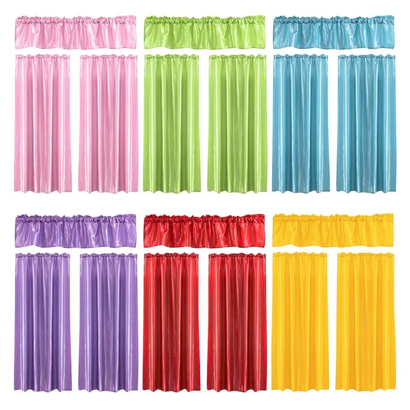 Шторы светонепроницаемые однотонные драпировки для кухни кабинета кофейни