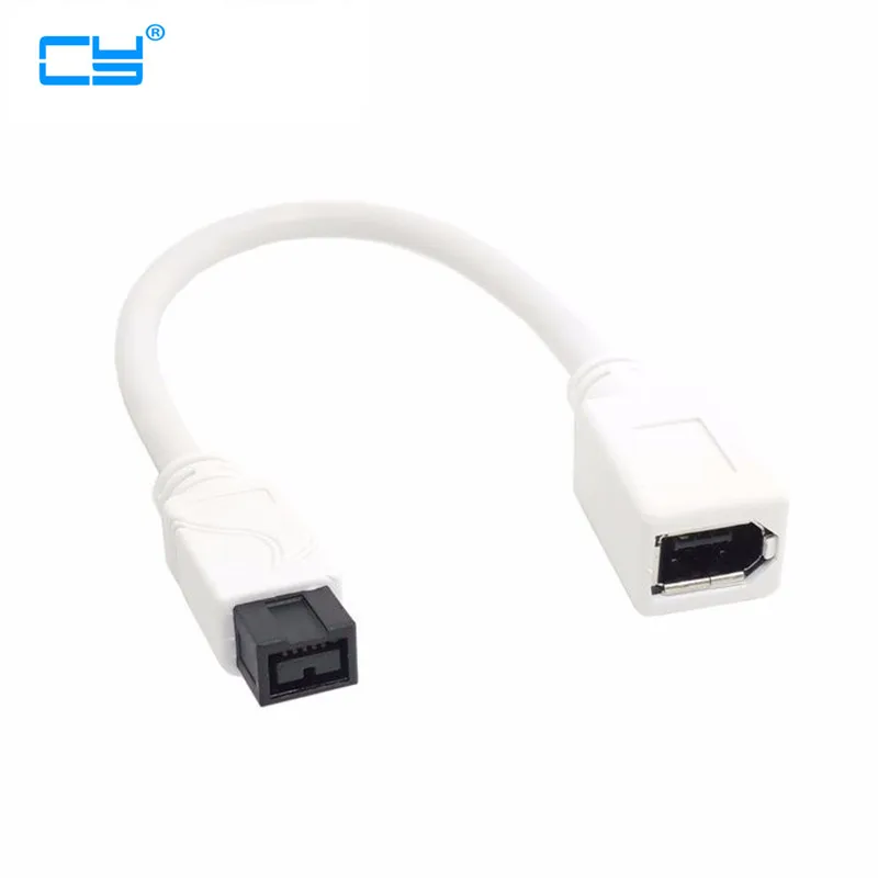 Белый Кабель адаптер IEEE 1394 IEEE1394 6 контактный разъем до 1394b 9 Firewire от 400 800 10 см 0 1 м|ieee