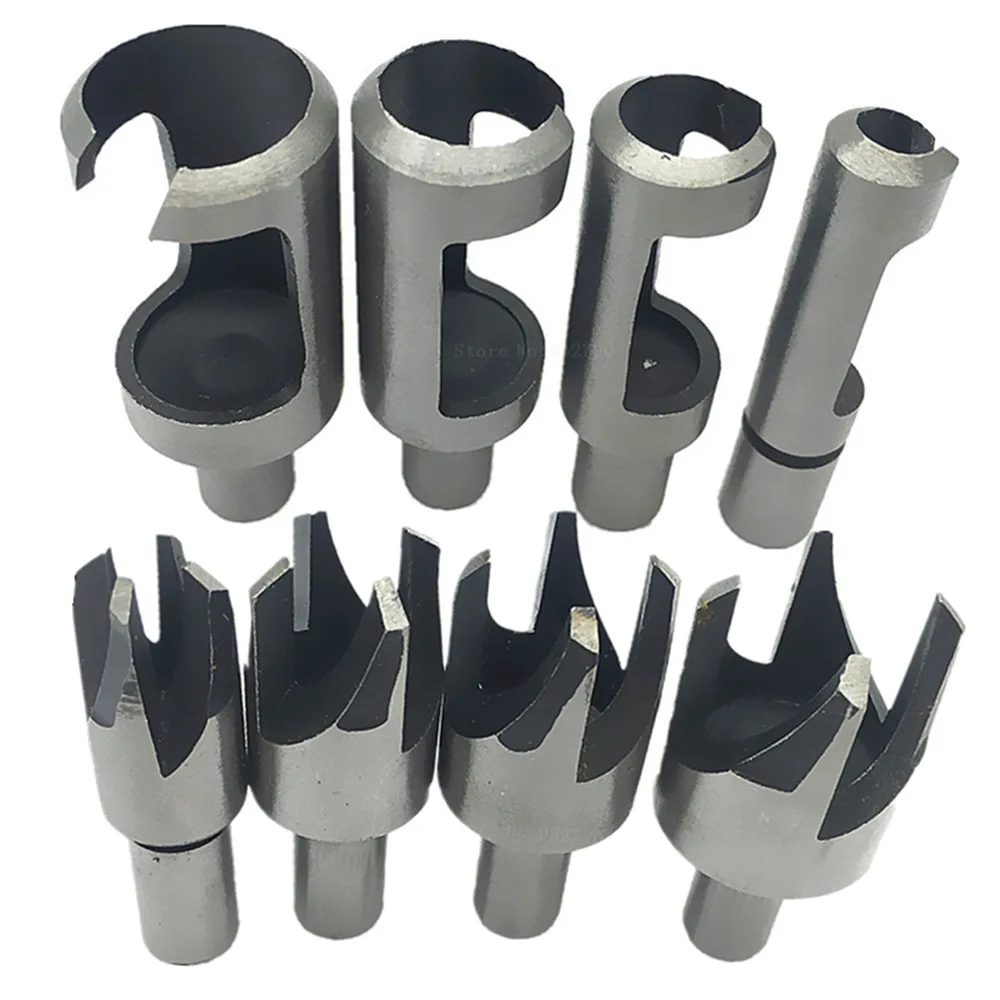 8 шт. sae древесины Plug резак Резка комплект шип Дюбеля чайник Инструмент Бурильные