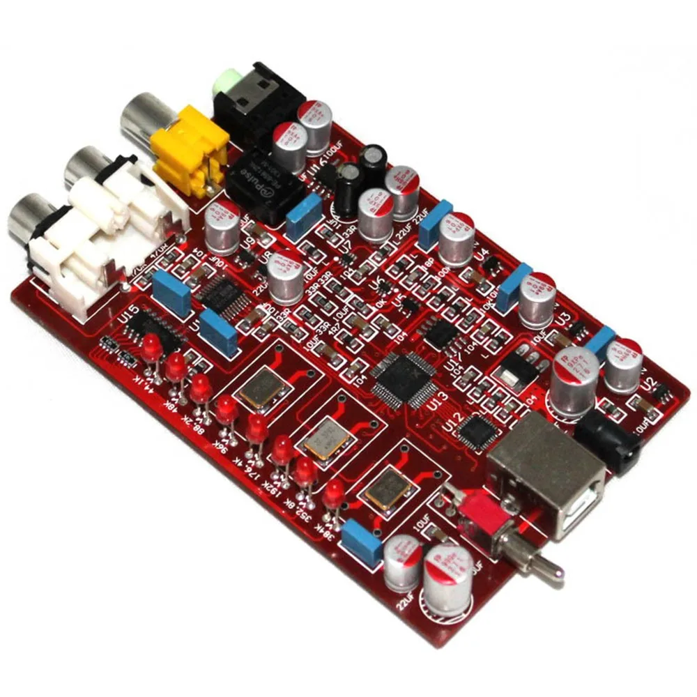 XMOS PCM5102 TDA1308 USB DAC 384 кГц/32 бит кодировщик готовая плата YJ0094|Усилители мощности| |