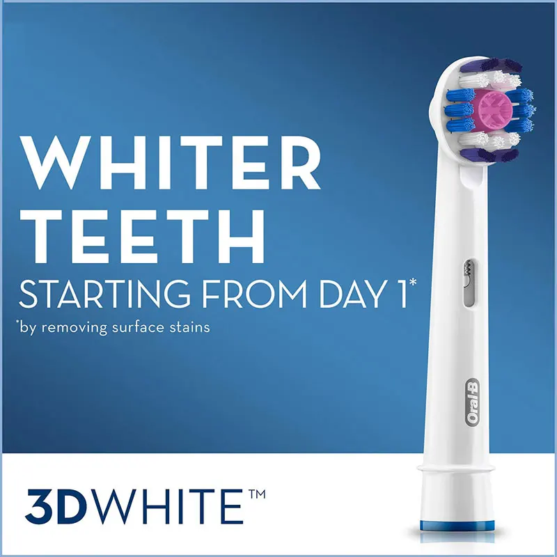 Насадка для зубной щетки Oral B EB18 3D белая специальная чашка полировки зубов