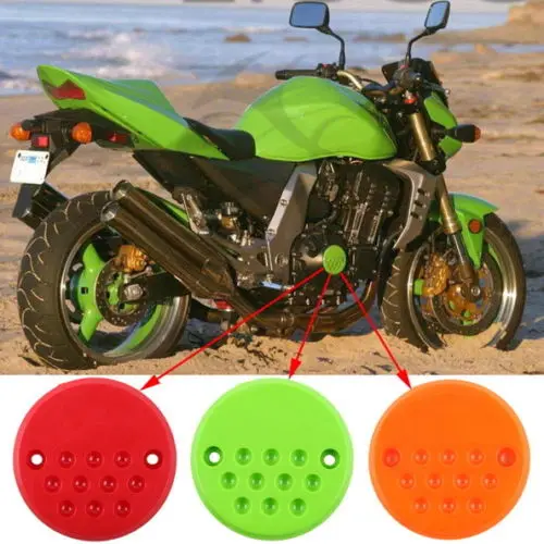 Чехол клатч для мотоцикла ABS 3 3/4 дюйма красный оранжевый зеленый Kawasaki Z1000 2003 2006 2004