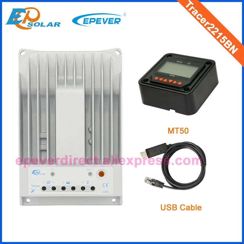 20A Солнечный контроллер низкая цена MPPT Trace2215BN с MT50 Max Pv вход 150v и USB кабель |