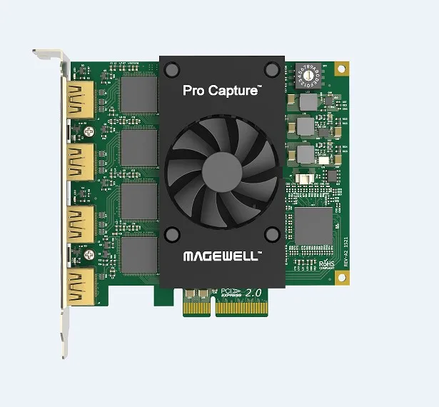 Magewell pro захват quad HDMI 4 chs карта захвата поддержка 1080P|capture card|hdmi capture cardhdmi |
