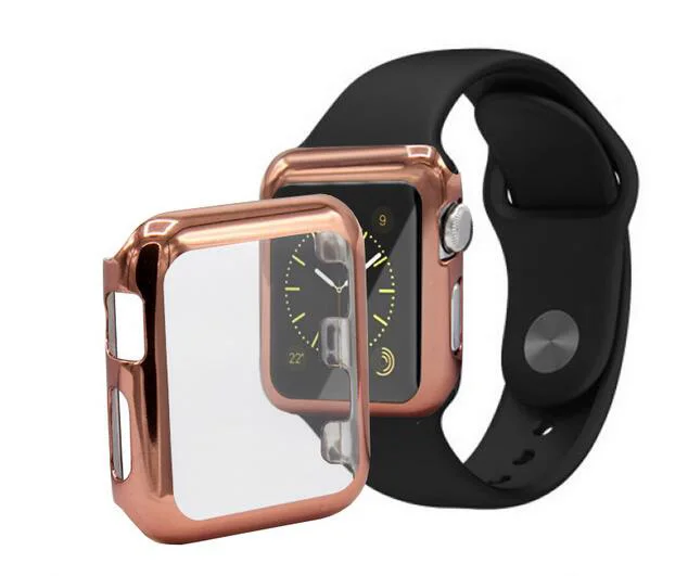 Новое поступление полноэкранный ПК чехол для Apple Watch серии 4 3 2 1 защитный iWatch 40 мм 44