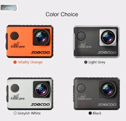 Новинка SOOCOO S100 Pro Voice ControlWifi 4K Экшн камера 2 0 сенсорный экран с гироскопом и пультом