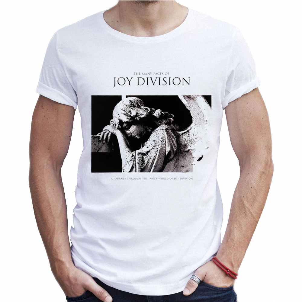 2018 Новое поступление уличная Мужская футболка Joy Division Citi Trends белая с принтом