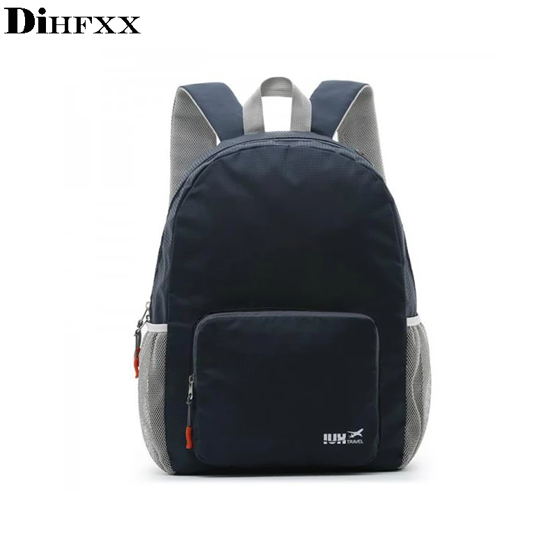 DIHFXX легкий складной рюкзак из полиэфира водонепроницаемый Портативная сумка для