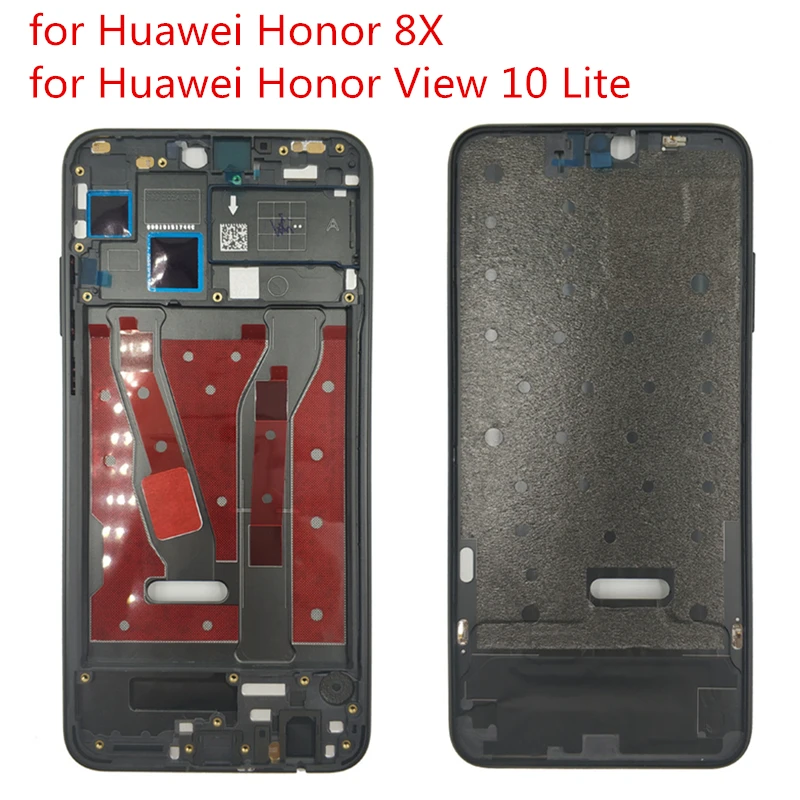 Для huawei Honor 8X/Honor View 10 Lite средняя рамка ЖК-опорная пластина Корпус рамка Передняя рамка Лицевая панель ободок запасные части