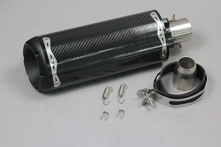 Модифицированный moto rcycle два брата выхлопная труба CNC алюминиевый сплав CBR R1 R6 ESCAPE moto 51 мм - Цвет: with the sticker B