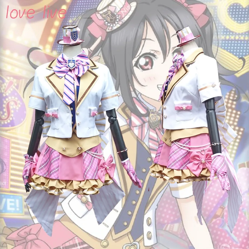 Новый 2018 LoveLive! Костюм для косплея кард ХР язава Нико маскарадное платье костюмы
