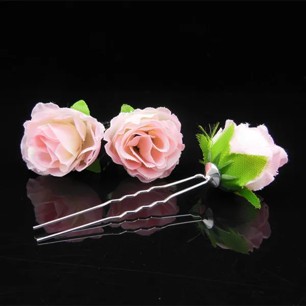 200 шт. 2015 Новинка Бесплатная доставка Свадебный Цветочный розовый цветок булочка