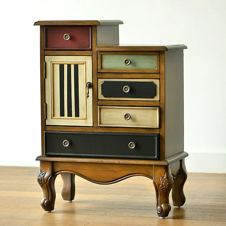 Meijin Un French Classical Retro Spell Color Birch Wardrobe Boulogne Series Sideboard Mebel Aliekspress
