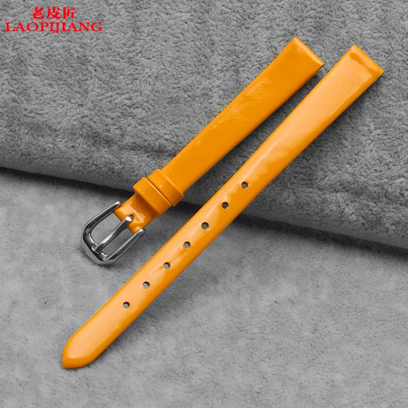 Детский ремешок для часов 6 мм 8 10 из натуральной кожи с пряжкой нержавеющей стали