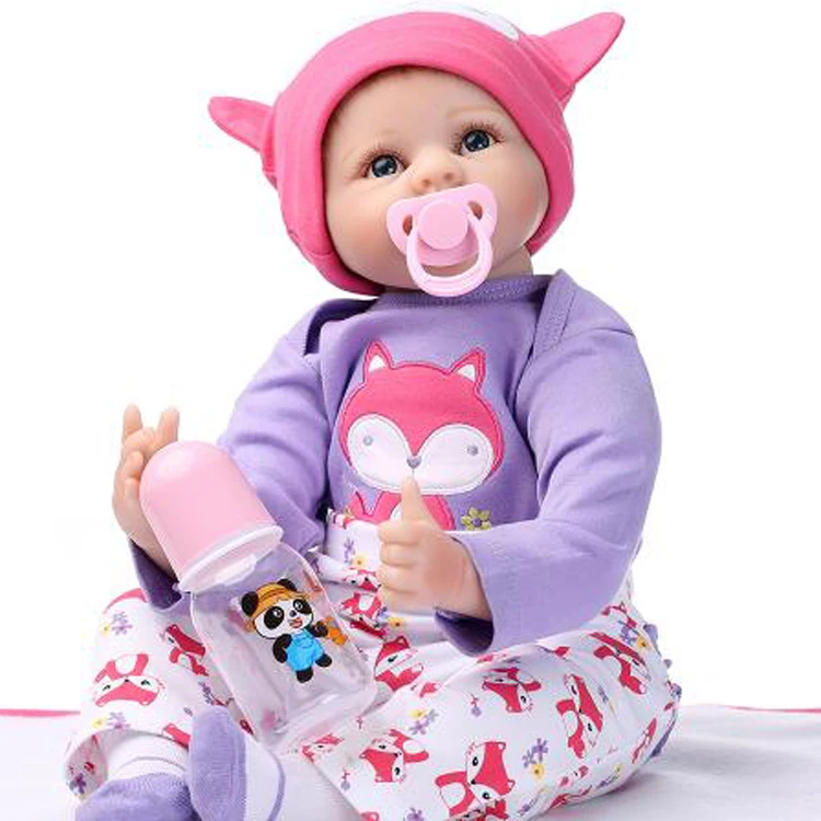 

New 22" silicone reborn babies Toys for Children bebe gift bonecas menina bebe alive