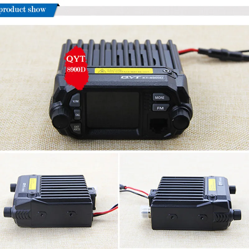 Qyt kt 8900d Автомобильная радиостанция Двухдиапазонная vhf uhf uv walkie talkie station кошелек