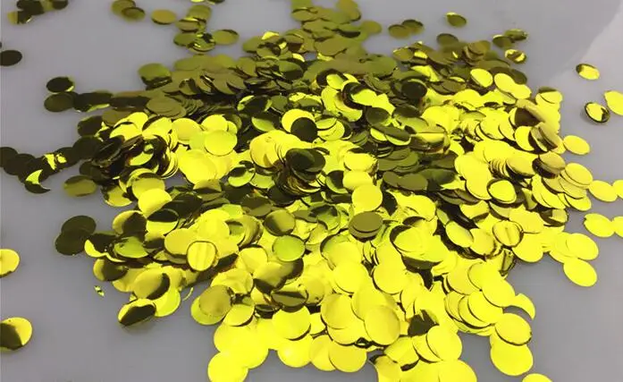

1kg/lot 2.5*2.5cm Event party decoration GOLD Foilconfetti metallic confetti paper White Tissue type wedding decoration