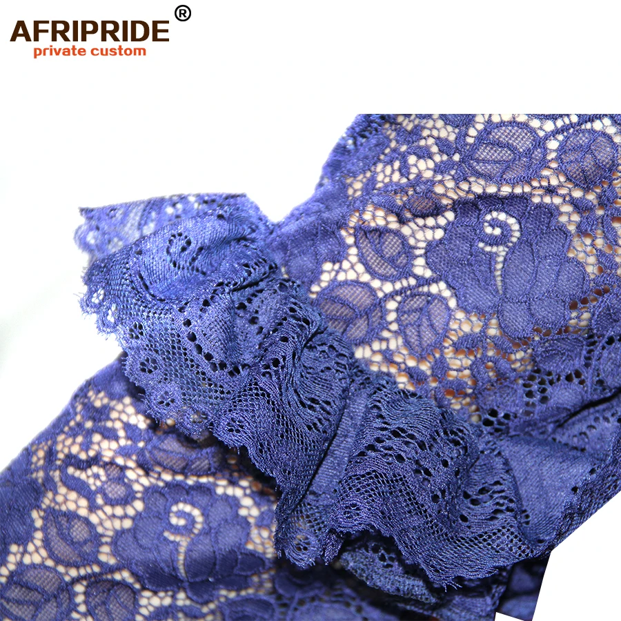 Элегантное кружевное платье для женщин AFRIPRIDE сделанное по индивидуальному