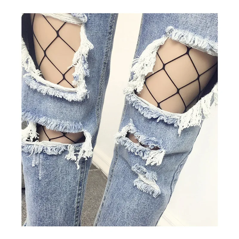 Сексуальные женские сетчатые чулки с высокой талией колготки для вечевечерние