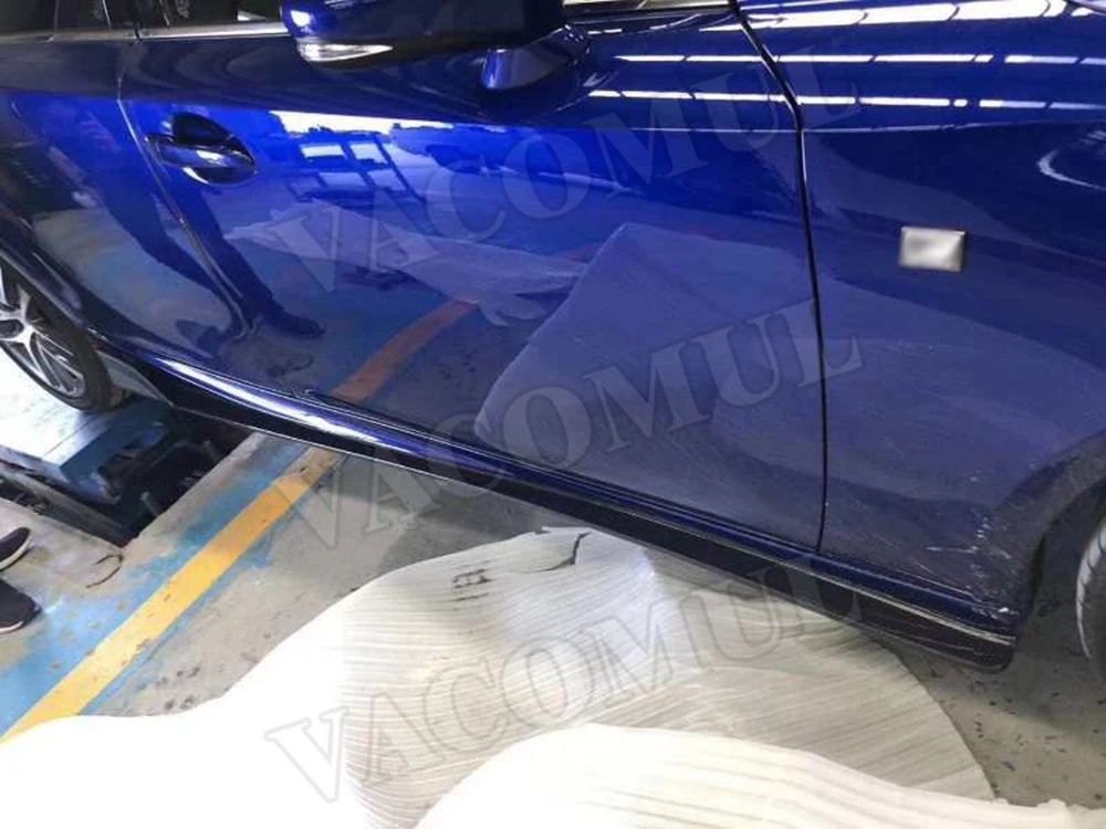 Боковые юбки из углеродного волокна, Защитные комплекты для тела для LEXUS IS300 IS350 IS F Sport Sedan, 4 двери 2013-, автомобильный Стайлинг