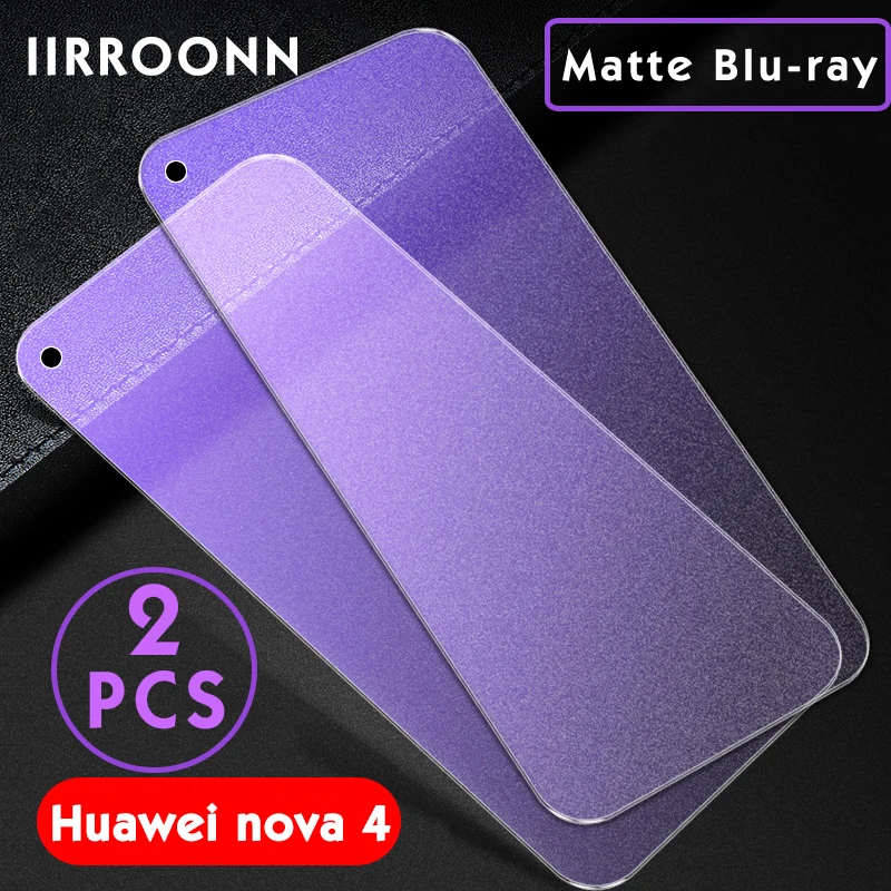 Матовое закаленное стекло 2 шт./лот для Huawei nova 4 3 i lite Y9 2019 Защита экрана p 10 20 30 6D |
