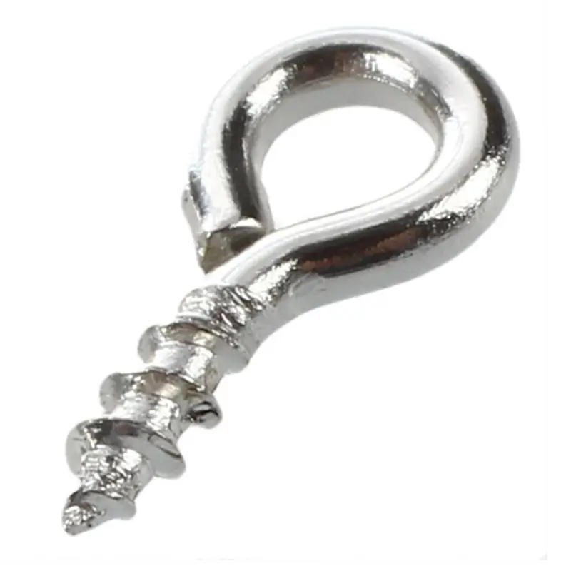 100 шт. маленькие шпильки для глаз крючки люверсы винт с резьбой