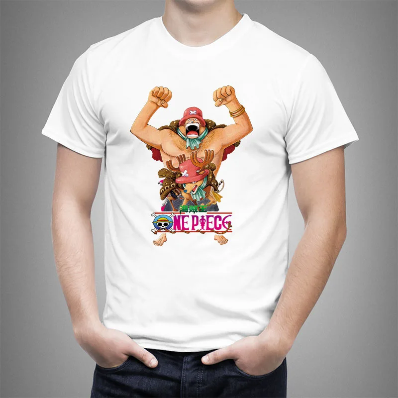 Animated Cartoon One Piece luffy anime roronoa zoro usopp T shirt Men Women Printed Casual Cool tees Short Sleeve tops #1990 | Мужская