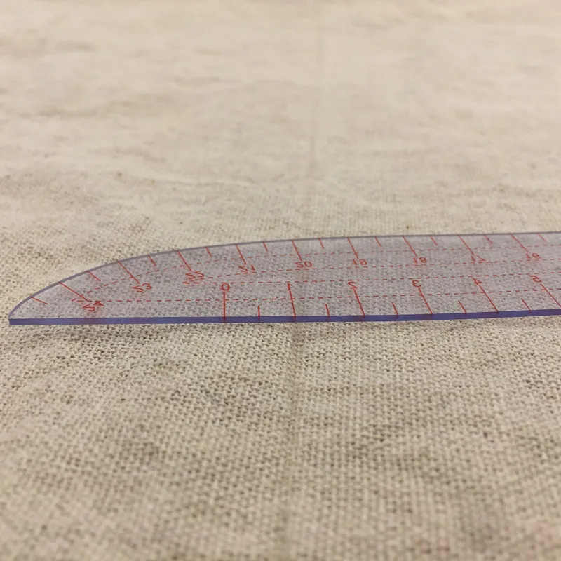 Швейные инструменты из мягкого пластика Форма запятой кривая линейка