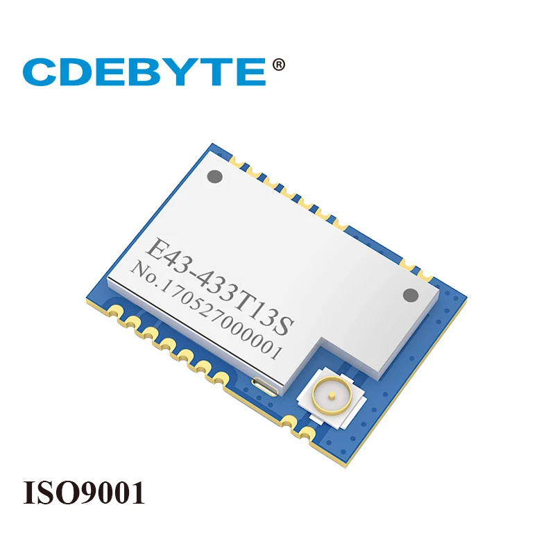 Беспроводной передатчик и приемник UART E43 433T13S МГц 20 МВт IPX Stamp 433 IoT uhf SMD|uart wireless|ipx