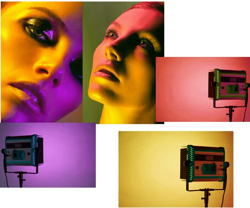 Yidoblo Pro Светодиодная лампа для видеосъемки A1200c RGB разных цветов светодиодной