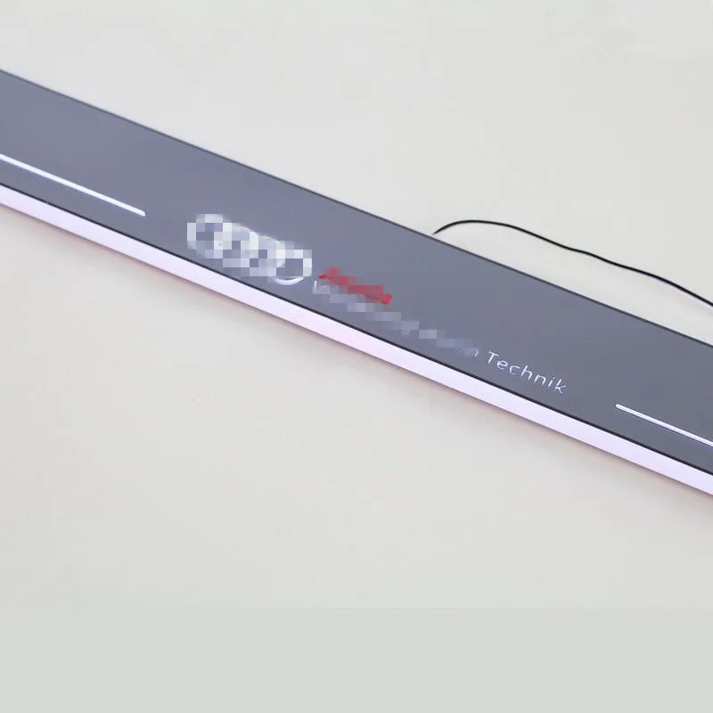 На заказ классно! Светодиодный динамический японский акриловый порог для Audi