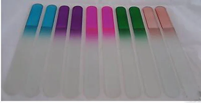 10 шт. Стеклянные пилочки для ногтей 7 7/19 5 см|glass nail file|nail filenail buffer |