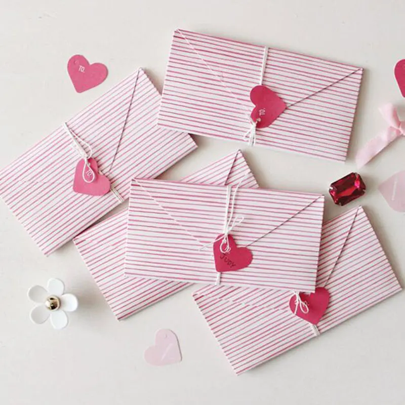 2 шт. в форме сердца конверт пригласительное сообщение открытка на Рождество день