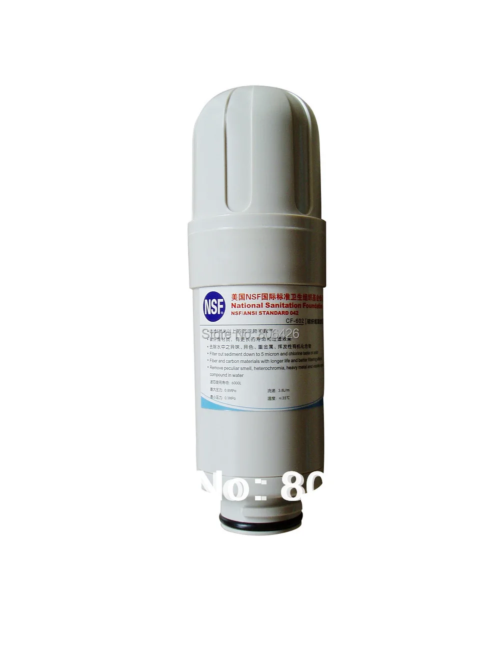 Incorporado do Nsf da Substituição do Filtro do Ionizer Alcalino da Água para o Ionizer Qwi da Água-005 Padrão – 007 011