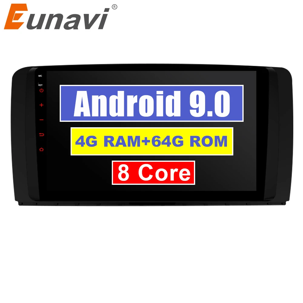 1024*600 Восьмиядерный Android 9,0 автомобильный DVD для Mercedes Benz AMG/R класс W251 R280 R300 R320 R350 gps Радио стерео 4 Гб ram 64 Гб rom