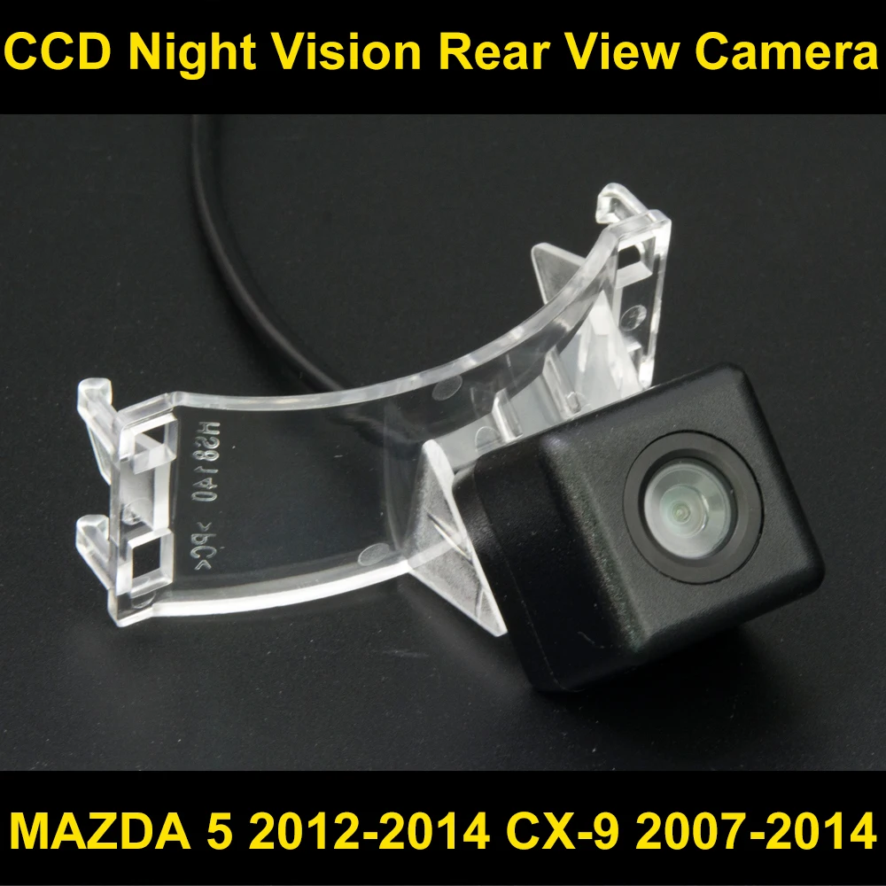 Водонепроницаемая камера заднего вида CCD для Mazda парковочная 2007 2008 2009 2010 2011 2012 2013