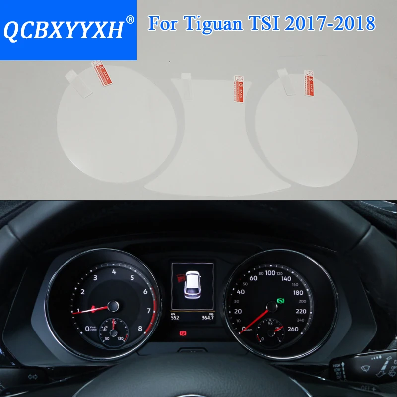 Стайлинг автомобиля QCBXYYXH Защитная ПЭТ пленка для приборной панели Volkswagen Tiguan 2017